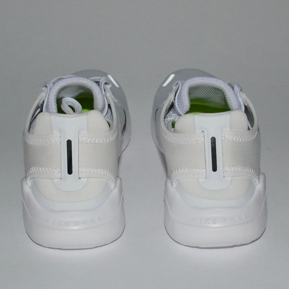 Nike Free Womens RN 2018 White Black Running Shoes Size 6.5 942837 100 No Box - Picture 3 of 7